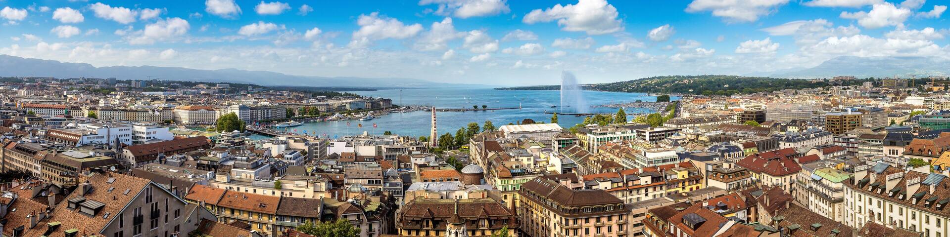 Panoramic view of Geneva