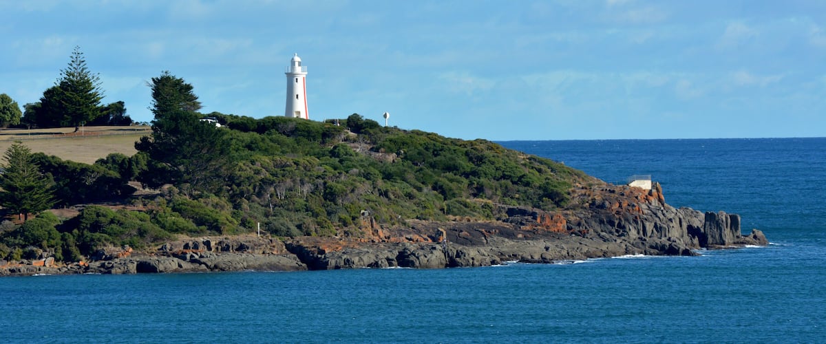 Mersey Bluff Lighthouse at the mouth of the Mersey River in Devonport Tasmania, Australia., Shutterstock ID 1369338086, Purchase Order: -