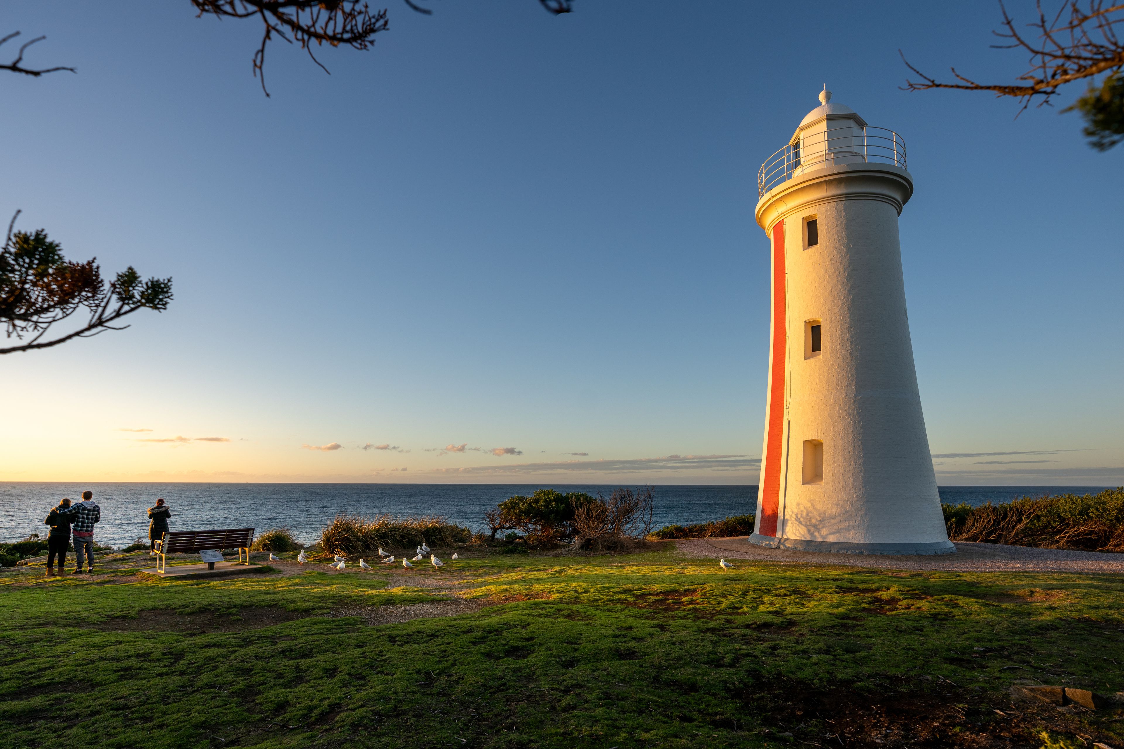 Sunset at Mersey Bluff Lighthouse, Devonport, Northern Tasmania, Australia