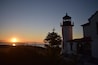 Admiralty Head Lighthouse at sunset. Enjoying clear days before winter!