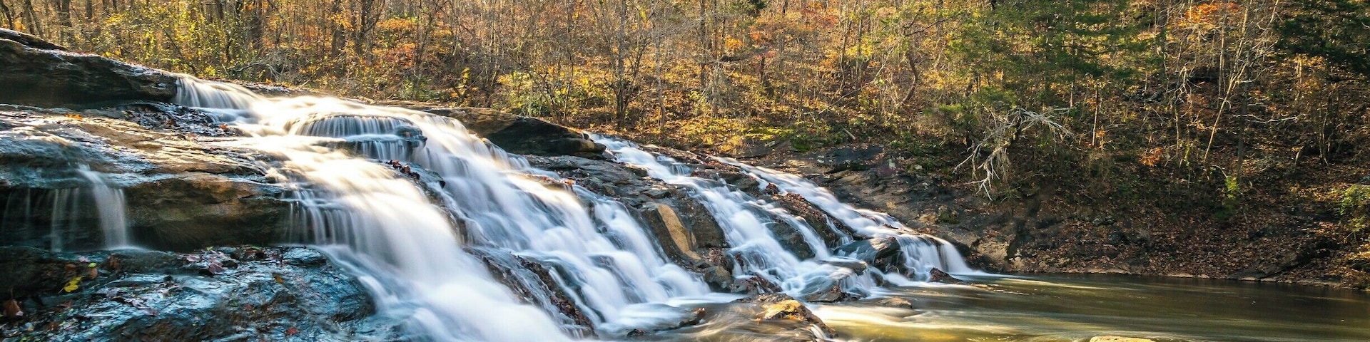 Beautiful waterfalls and the place is very nice and quiet . good place to play in the water.