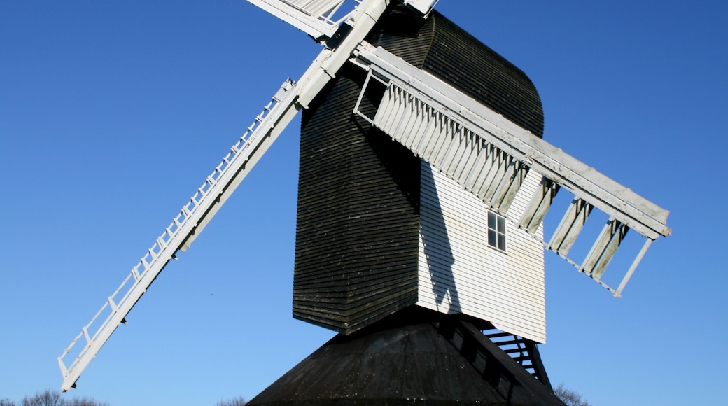 Mountnessing Post Mill, built 1807, near Brentwood, Essex, England