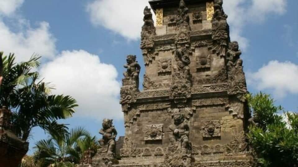 One of many beautiful temples in Bali.