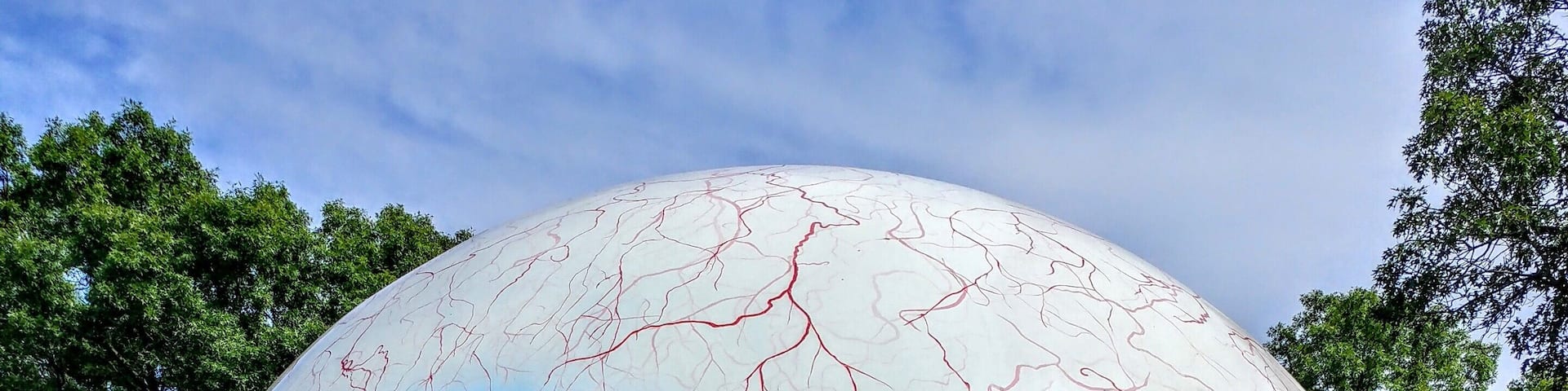 "Eye" - Tony Tasset
Visine gets the red out.
Laumeier Sculpture Park is a 105-acre open-air museum and sculpture park located in Sunset Hills, Missouri, near St. Louis and is maintained in partnership with St. Louis County Parks and Recreation Department. It houses over 60 outdoor sculptures and features a 1.4-mile walking trail.