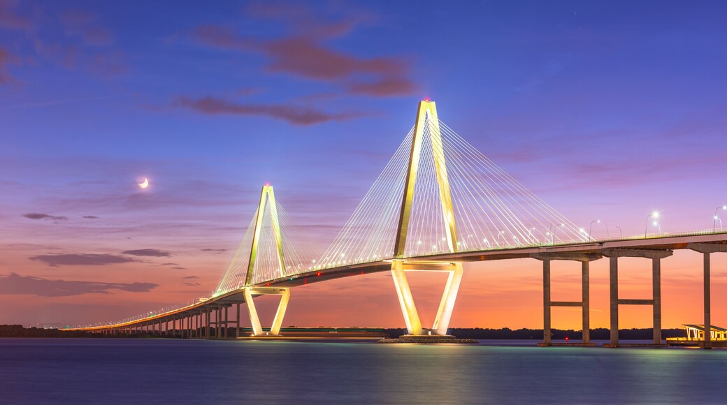 Charleston, South Carolina, USA at Arthur Ravenel Jr. Bridge