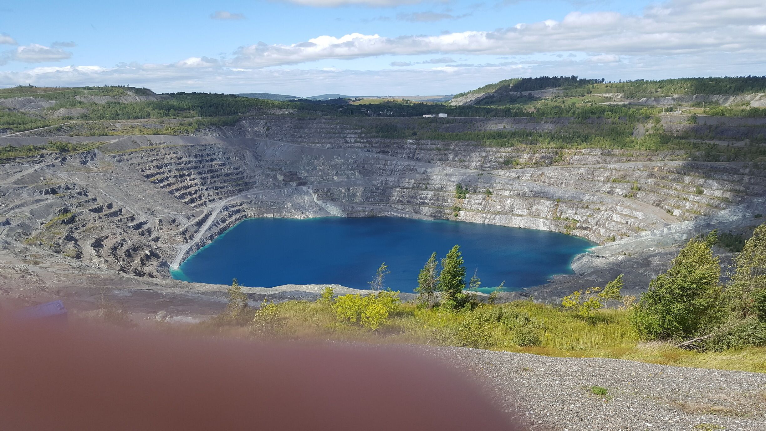 The old Jeffrey Mine in Asbestos.