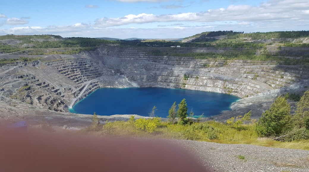 The old Jeffrey Mine in Asbestos.