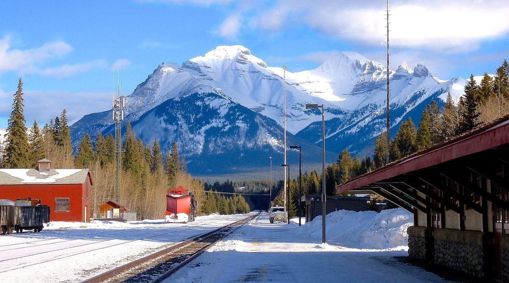 UNESCO World Heritage Site: Canadian Rocky Mountain Parks
An empty train station at Banff town, Banff National Park, Canada
#Canada r#BanffNationalPark #BanffTown #UNESCOWorldHeritageSite #CanadianRockyMountains #NationalPark #CanadianRockyMountainParks #Banff #Alberta #Railway #NorthAmerica #trainstation #mountain #snow #winter #OnTheRoad