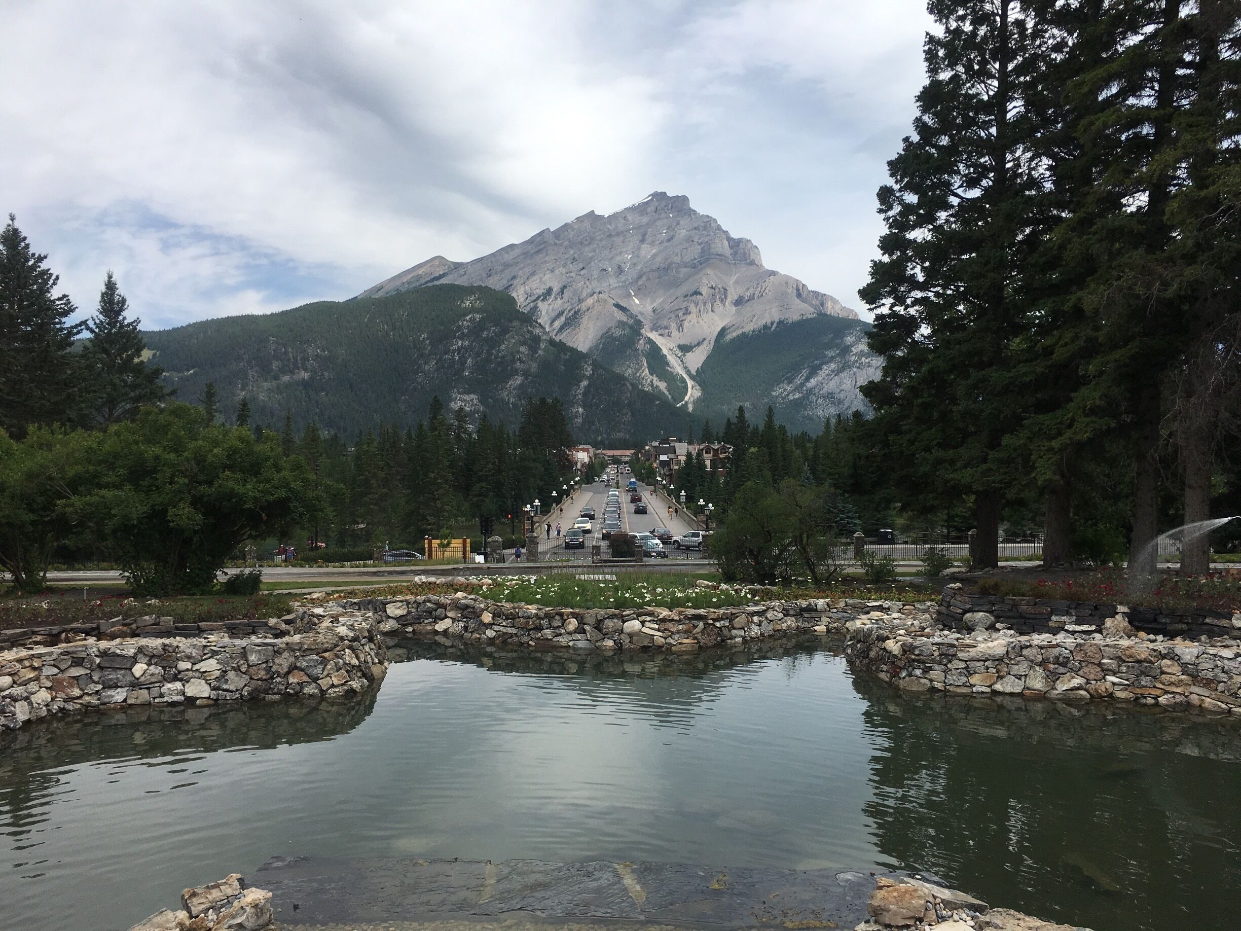 The view from Cascade gardens