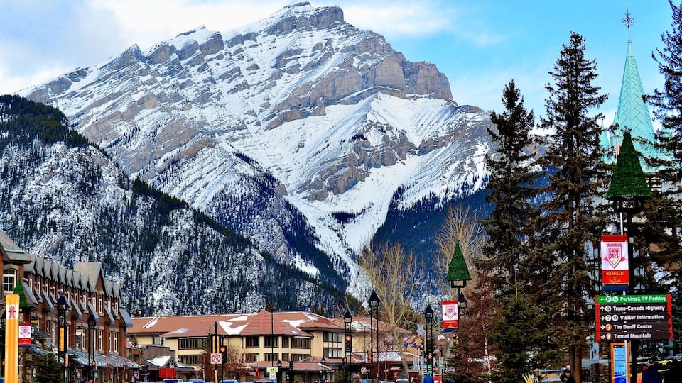 Mount Cascade, part of the Canadian Rocky #Mountains in Banff National Park, Alberta, Canada, dominates Banff Town’s skyline.
#Canada #Alberta #Banff #winter #BanffNationalPark #CanadianRockyMountains #NationalPark #OnTheRoad