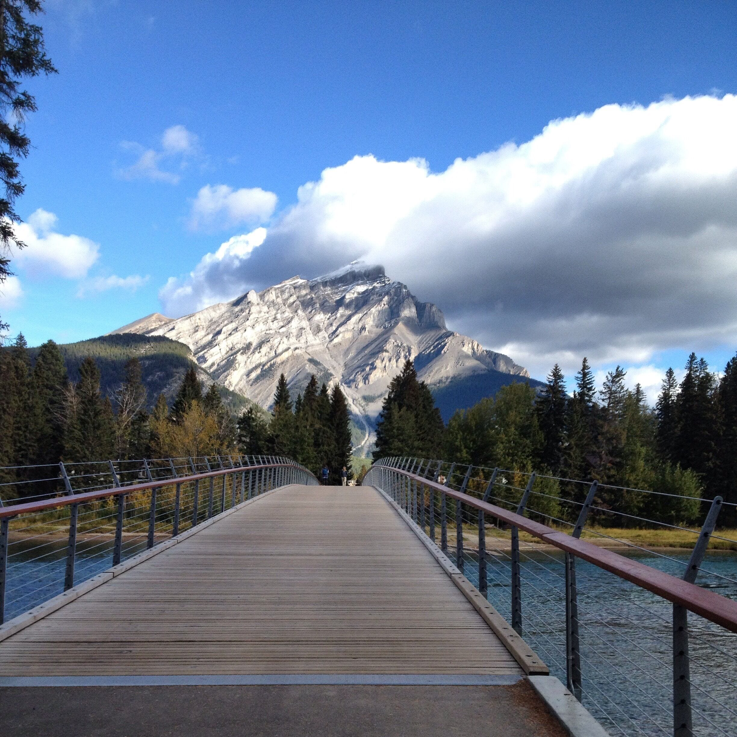 If you want to feel Ritzy, stay at the Fairmont Springs, which has the elegant feel of a castle, and take in views like these on hikes right from the grounds! 