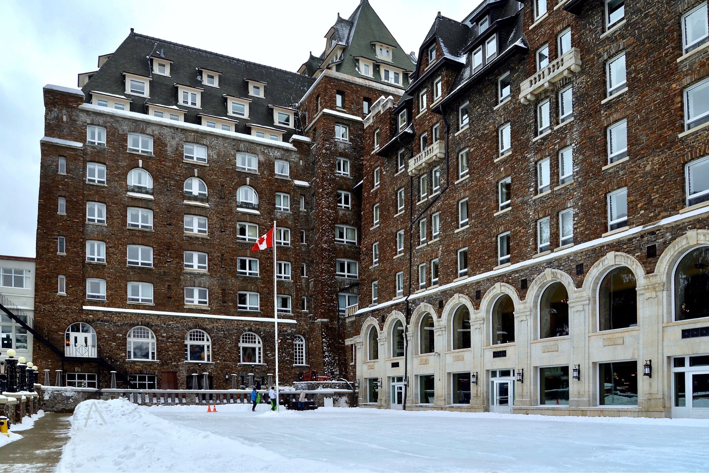 The Fairmont Banff Springs Hotel built in 1888, is styled after a Scottish Baronial castle and is a National Historic Site of Canada. Located in Banff National Park.
#Canada #Alberta #Banff #architecture #BanffNationalPark #hotel #winter