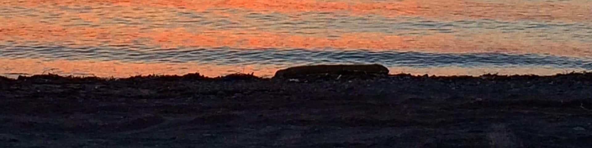 Municipal Beach in St. Catharines.. Where there is not surprisingly a movement to rename it Sunset Beach #niagara #stcatharines #lakeontario #goldenhour #bestof5 #beachbound