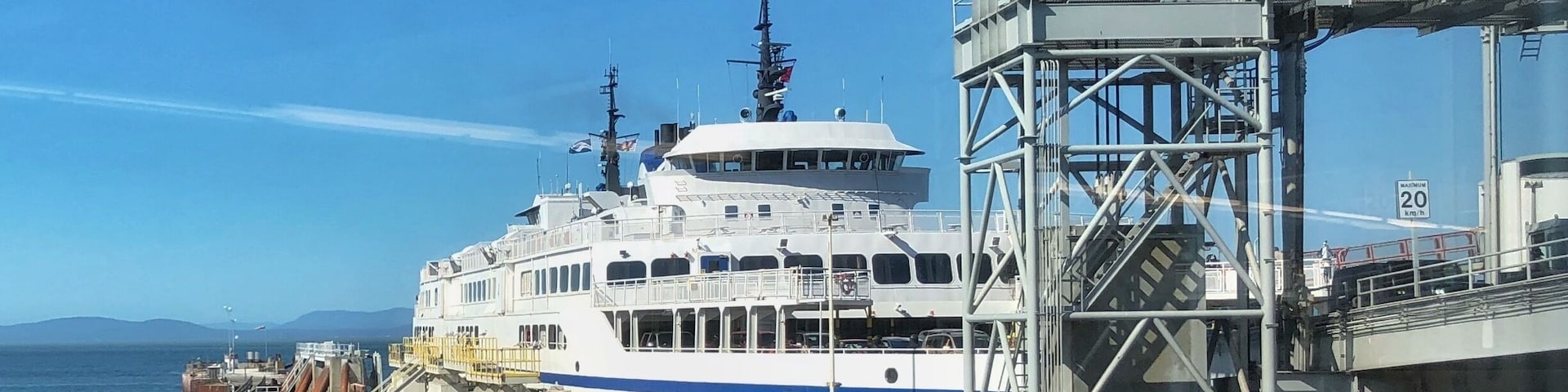 Waiting to board the ferry to Schwarz Bay to visit Victoria on Vancouver Island