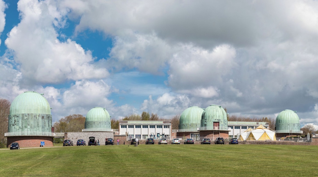 Royal Greenwich Observatory, Herstmonceux, England, as viewed from the south.