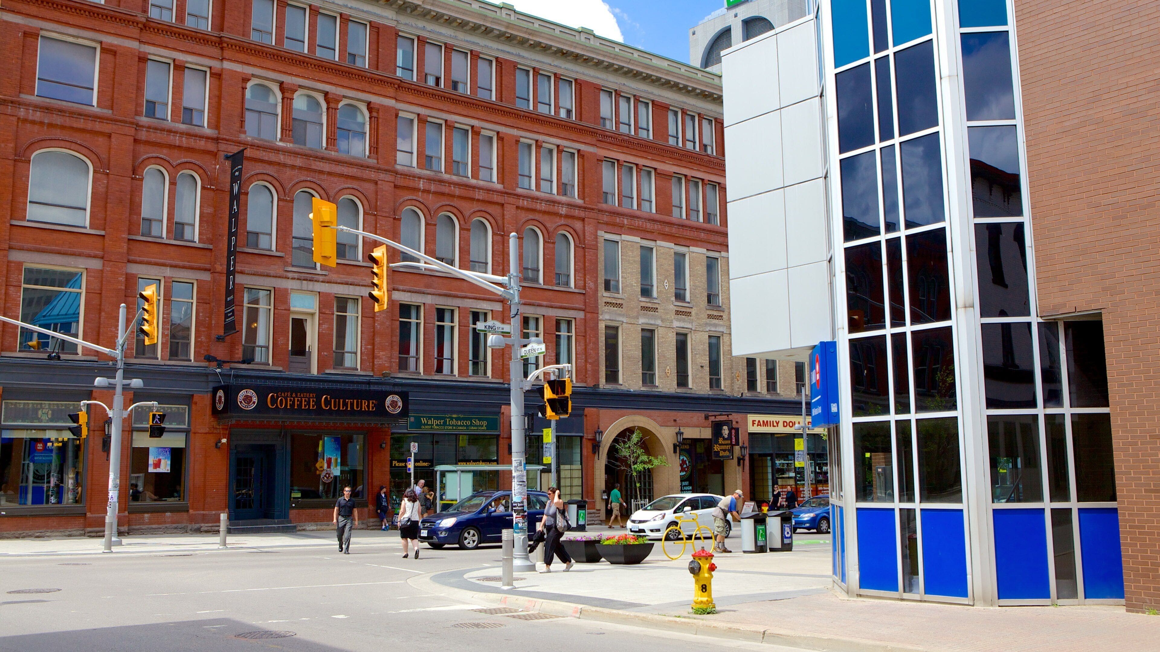 Kitchener featuring street scenes