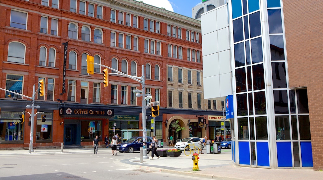 Kitchener featuring street scenes
