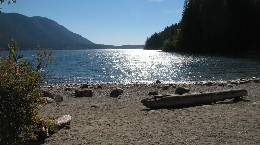 Trail from Gold creek bridge
south to North Beach
