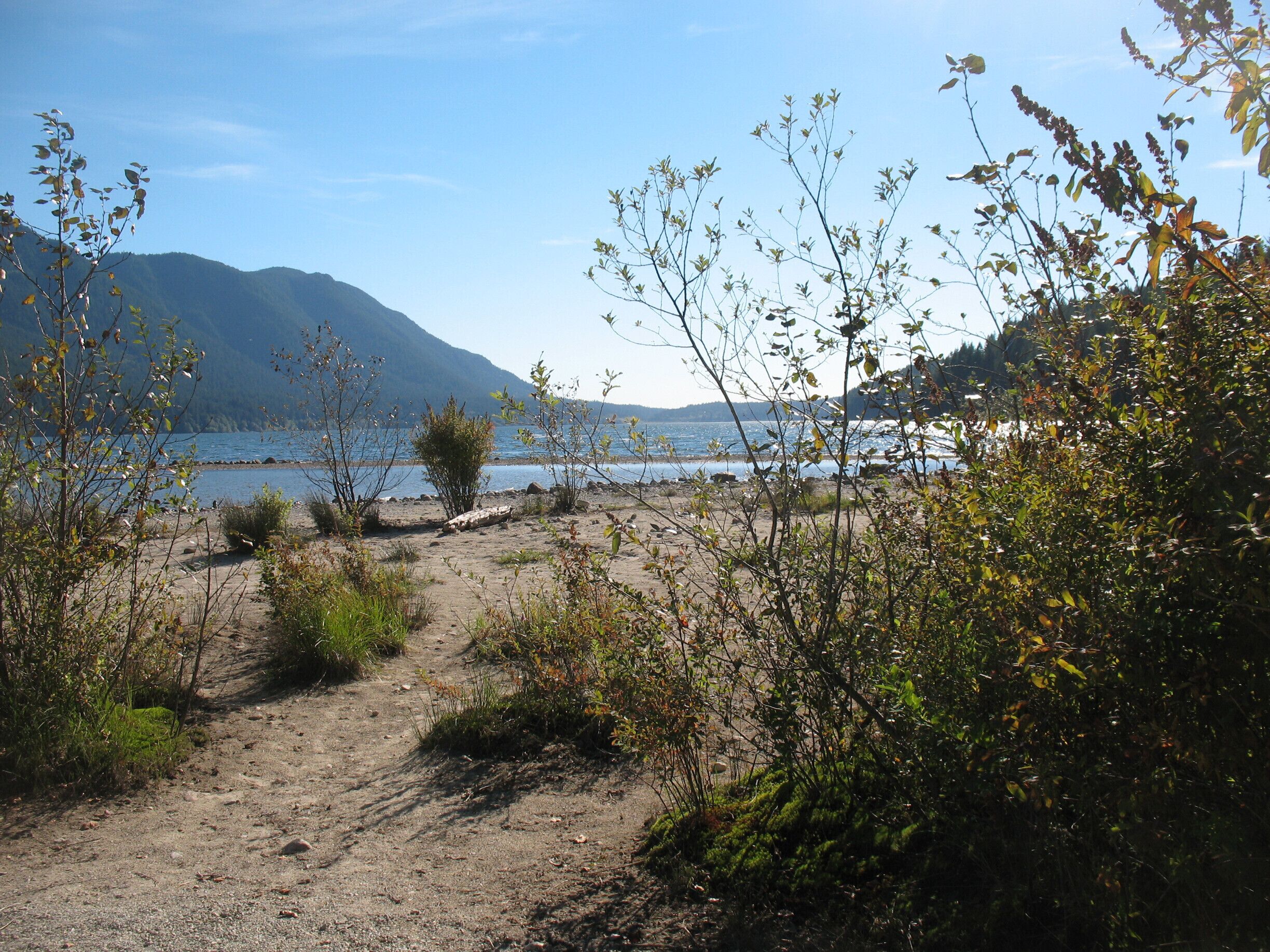 View from the campground