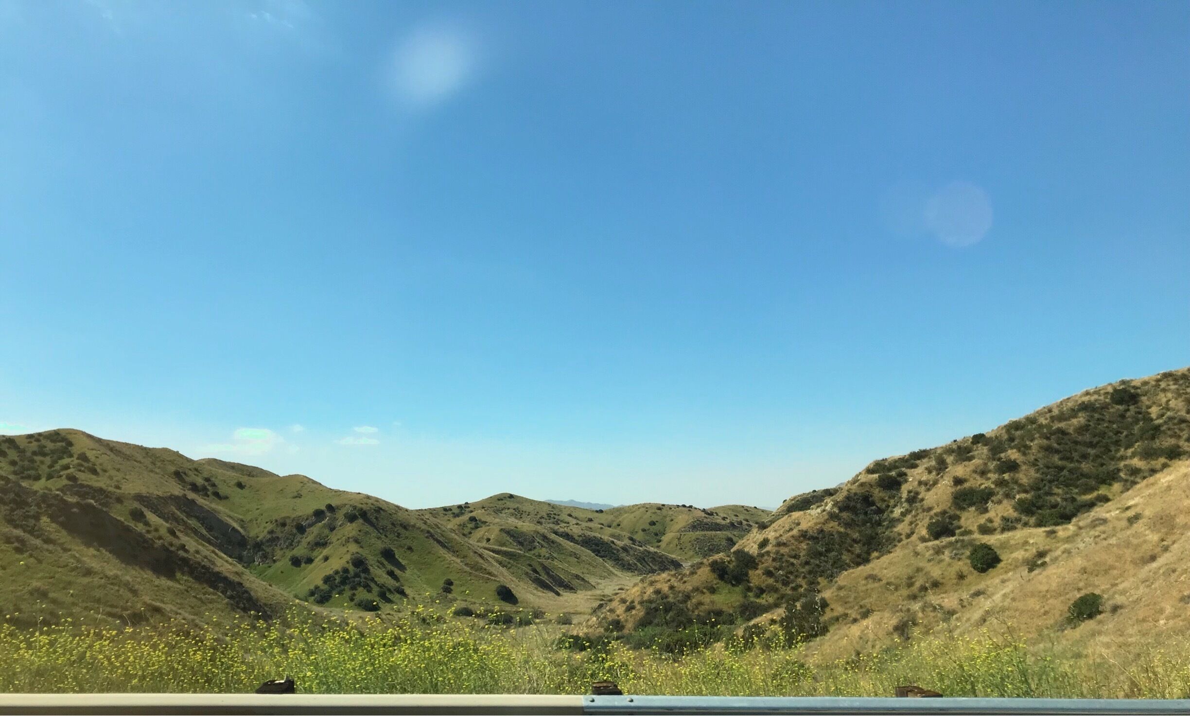 Views on the way to coachella