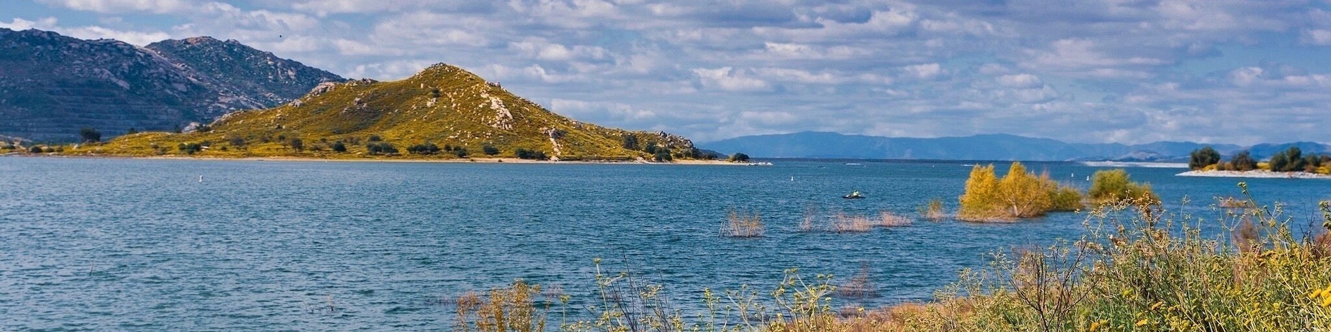 Nice view of the lake looking west.