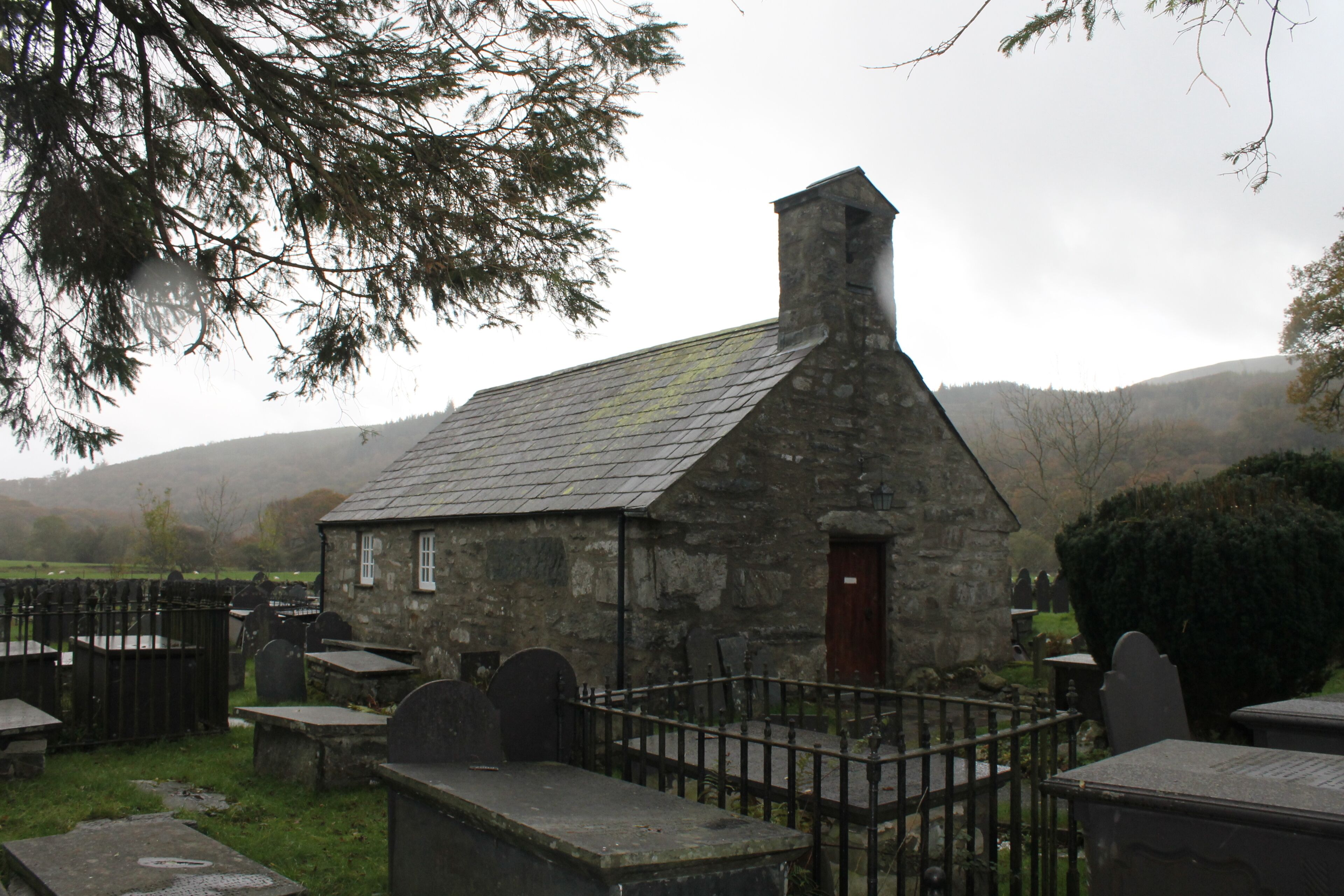 St Julitta's Church stands in the village of Capel Curig in the centre of the Snowdonia National Park. The name is only around a 100 years old. It is a grade 2* listed building and is the smallest of the churches of Snowdonia.