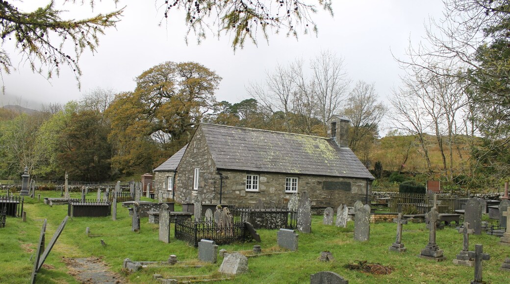 St Julitta's Church stands in the village of Capel Curig in the centre of the Snowdonia National Park. The name is only around a 100 years old. It is a grade 2* listed building and is the smallest of the churches of Snowdonia.