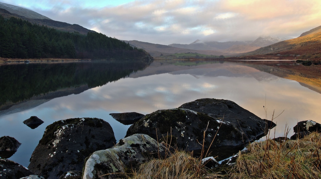 looking out toward snowdon