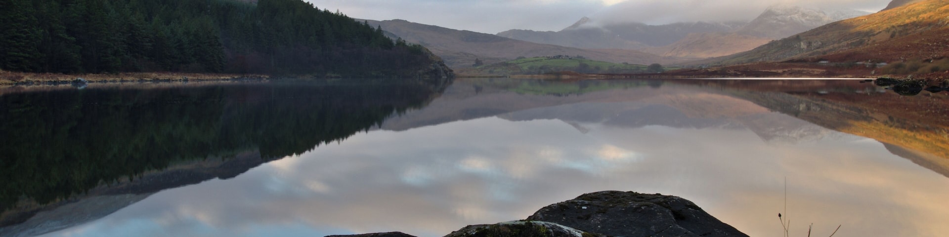 looking out toward snowdon