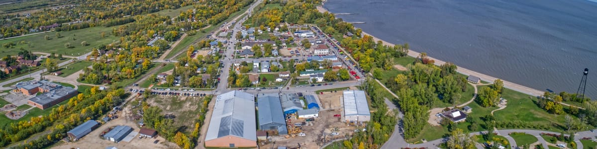 Winnipeg Beach is a popular Tourist Destination with a Provincial Park on Lake Winnipeg