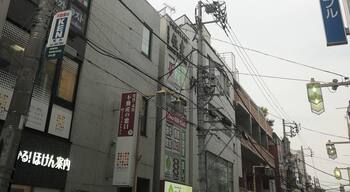 By the station, there are three streets. It’s one of them. The street has a lot of codes over us!