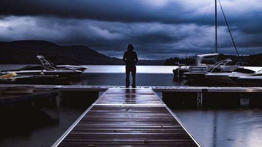 early morning and Blue our on the lake massawippi, love the symmetry and mood . #BVSBlue shot with sony a58