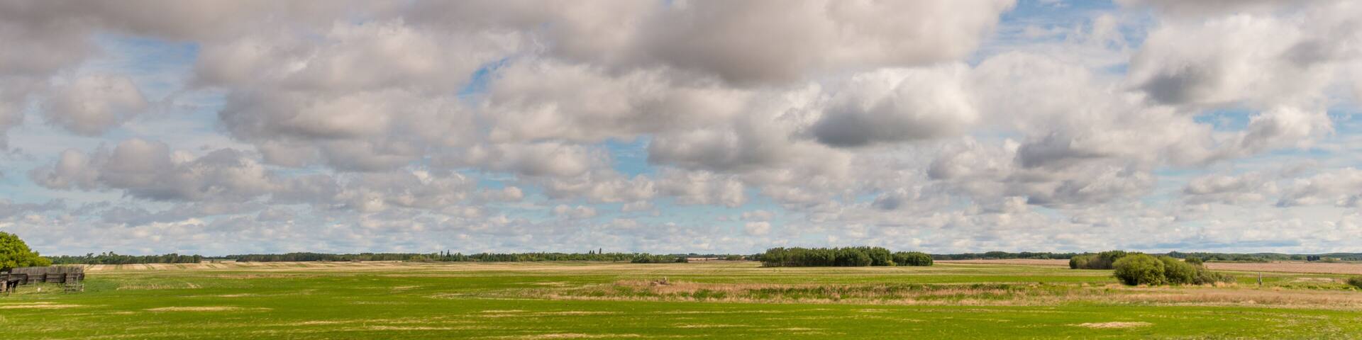 Canada, Saskatchewan, North Battleford. Big sky over the great plains.