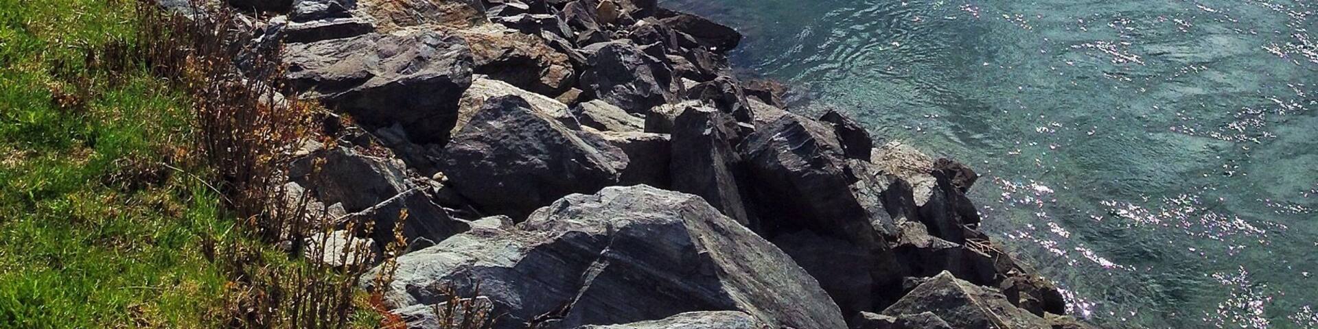 View from Centennial Park in Revelstoke BC. Make sure to check out this park for 360 of beauty and turquoise blue water.