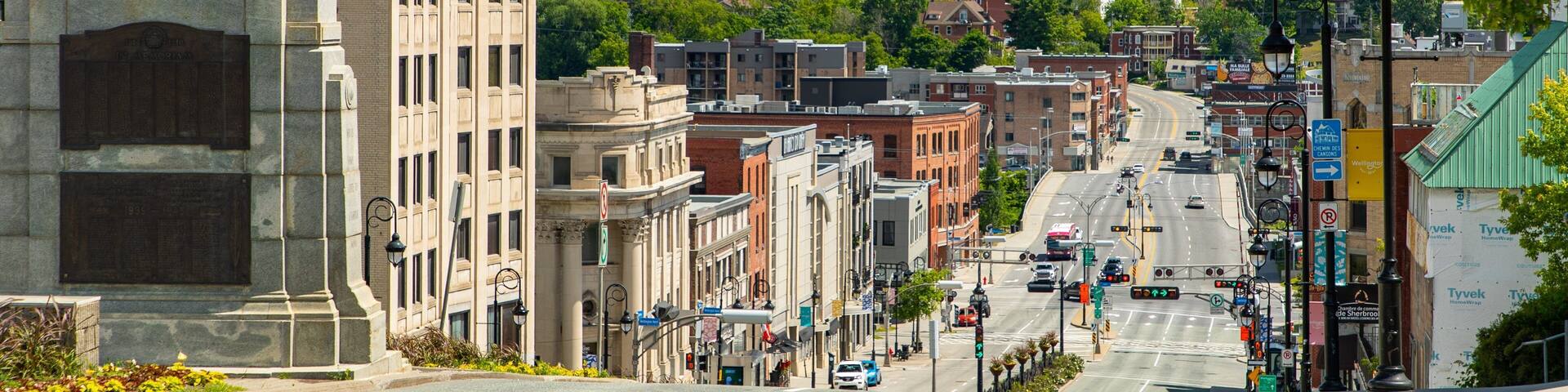 Sherbrooke which includes a city