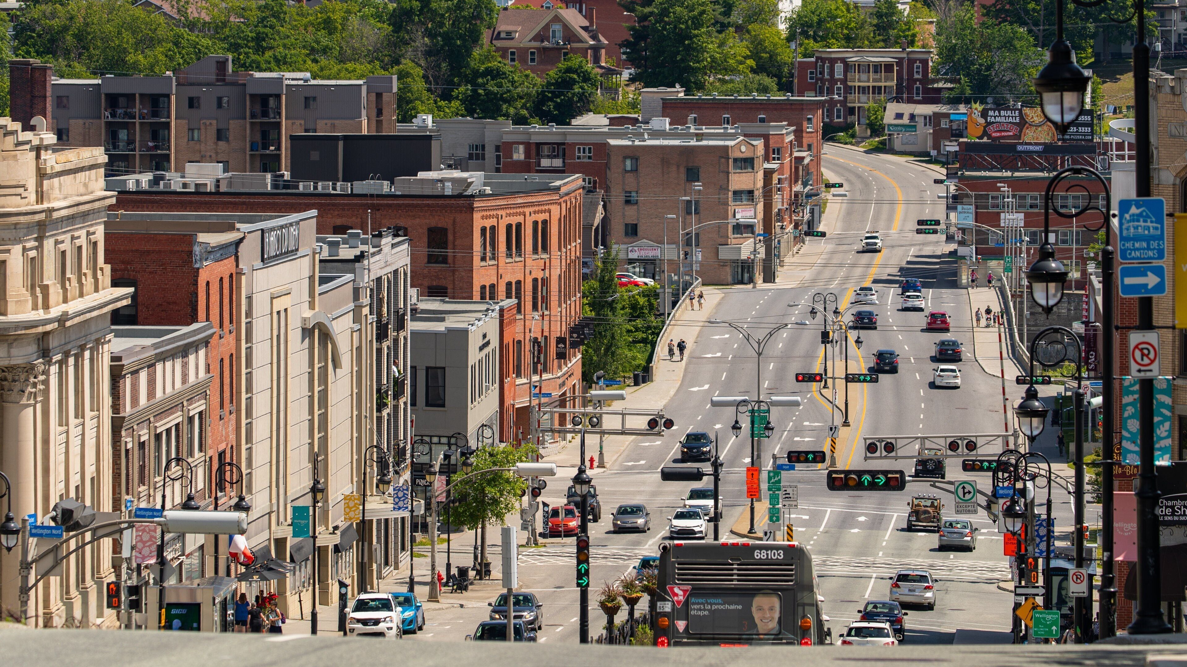 Sherbrooke featuring a city