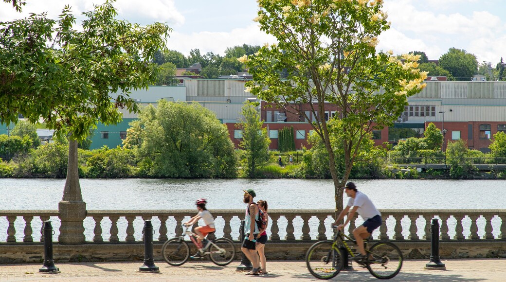 Sherbrooke featuring street scenes and a river or creek