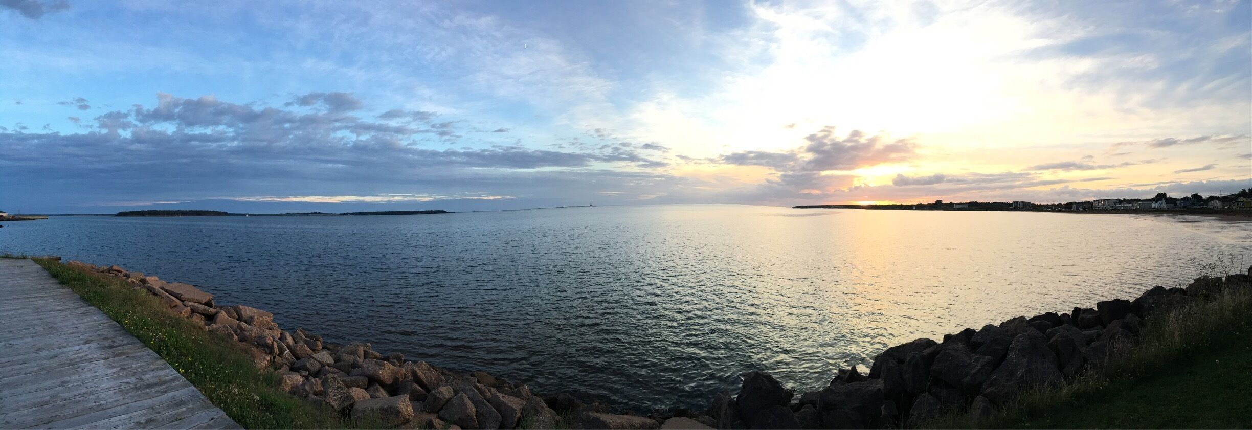 Pano of Summerside PEI waterview