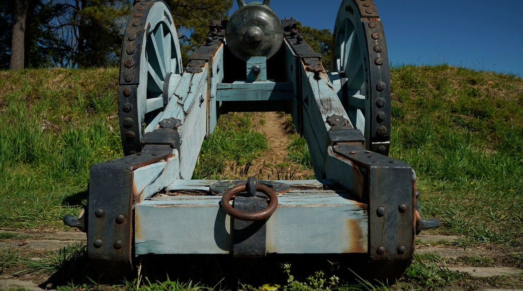 Grand French Battery at the Yorktown Battlefield in the State of Virginia