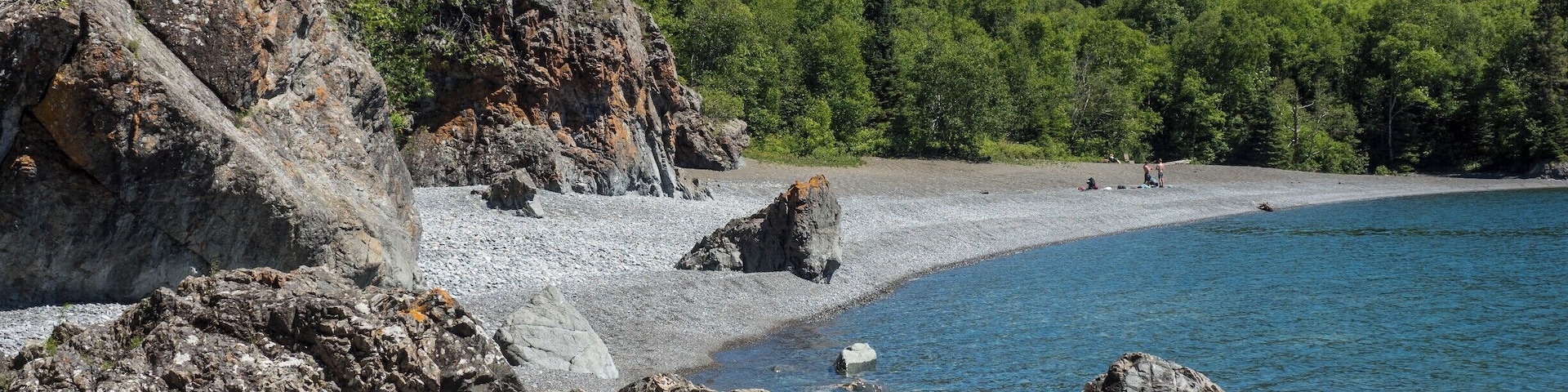 Really cool spot on Lake Superior close to the death valley section of the Casque Isles Hiking Trail.