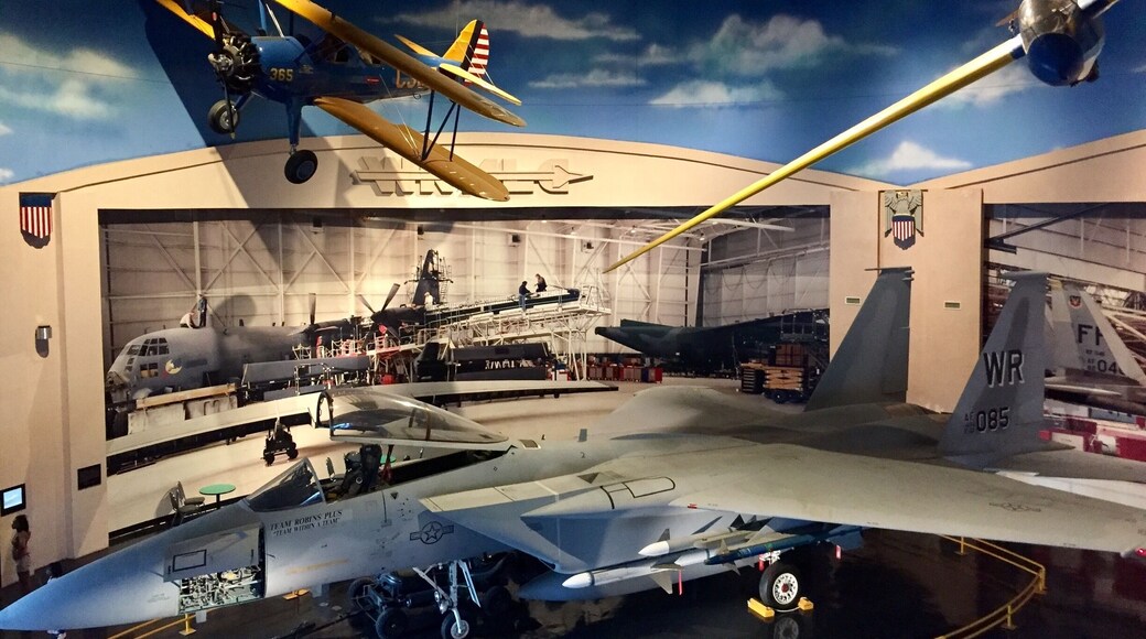 Looking down on the F15.