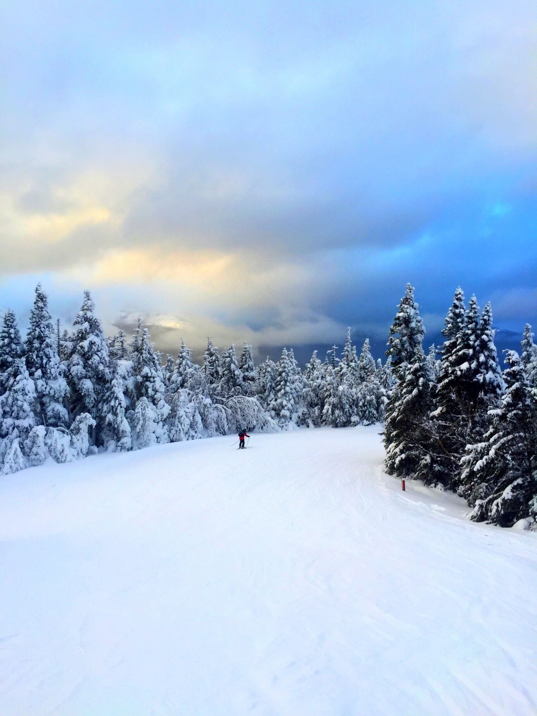 Last one on the trail before the sun went down. #WinterWonders