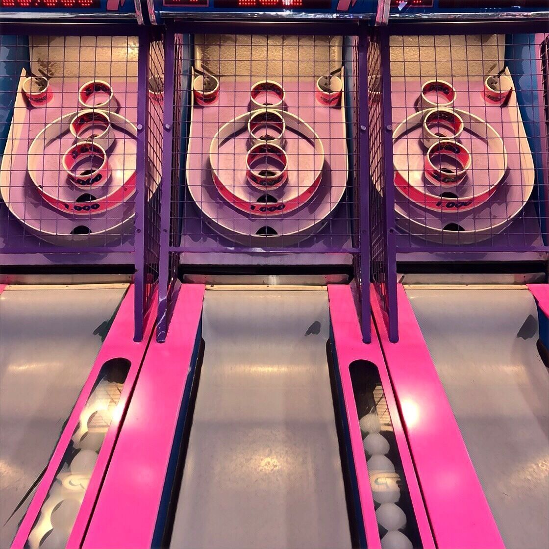 Skee-Ball machine on the boardwalk at Salisbury Beach, Salisbury MA #troveontuesday 