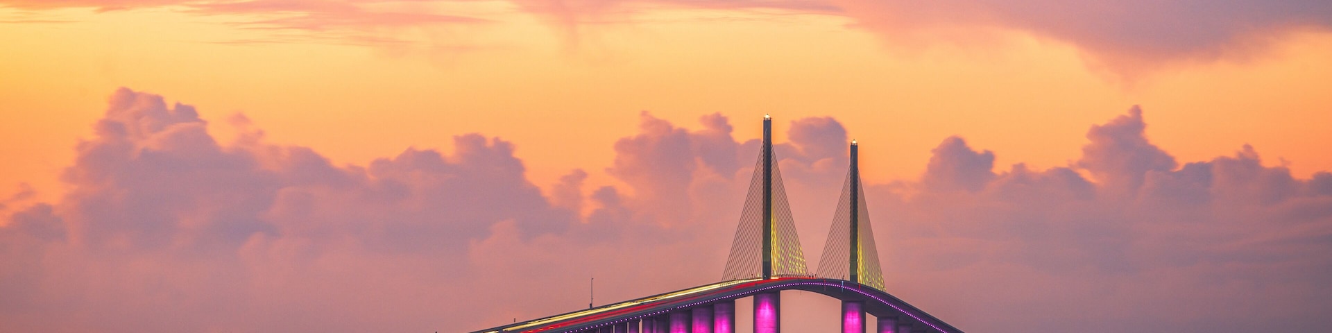 Sunshine Skyway Bridge at Dusk 709