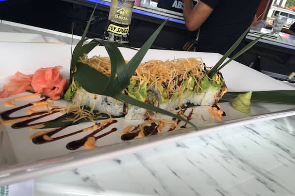 Good sushi and seafood, great staff. On the nautical mile!