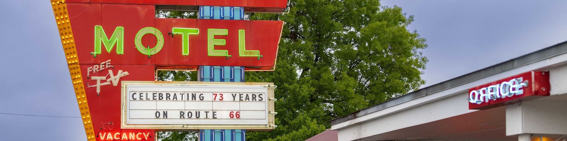 Route 66 - Lebanon, MO: Munger Miss Hotel along Route 66 built in 1946. It currently has 44 rooms and 16 efficiencies.
