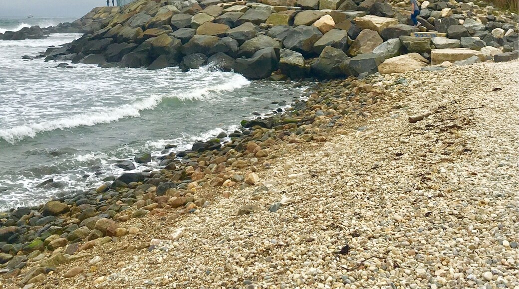 Montauk Point lighthouse is under cloud, the humidity rises up, which makes our skin sticking. But the view is beautiful.and enjoyable #Patterns Travel Photos