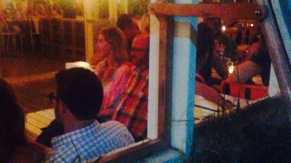 Really fun indoor/outdoor restaurant offering tasty small plates of Seafood, asparagus fries, shrimp n grits, lobster rolls. Live music on the deck and laid back crowd.