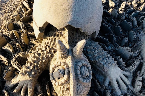 Let’s play in the sand at Parksville, BC. Sand sculpture contest is happening and the sculptures are just fantastic.