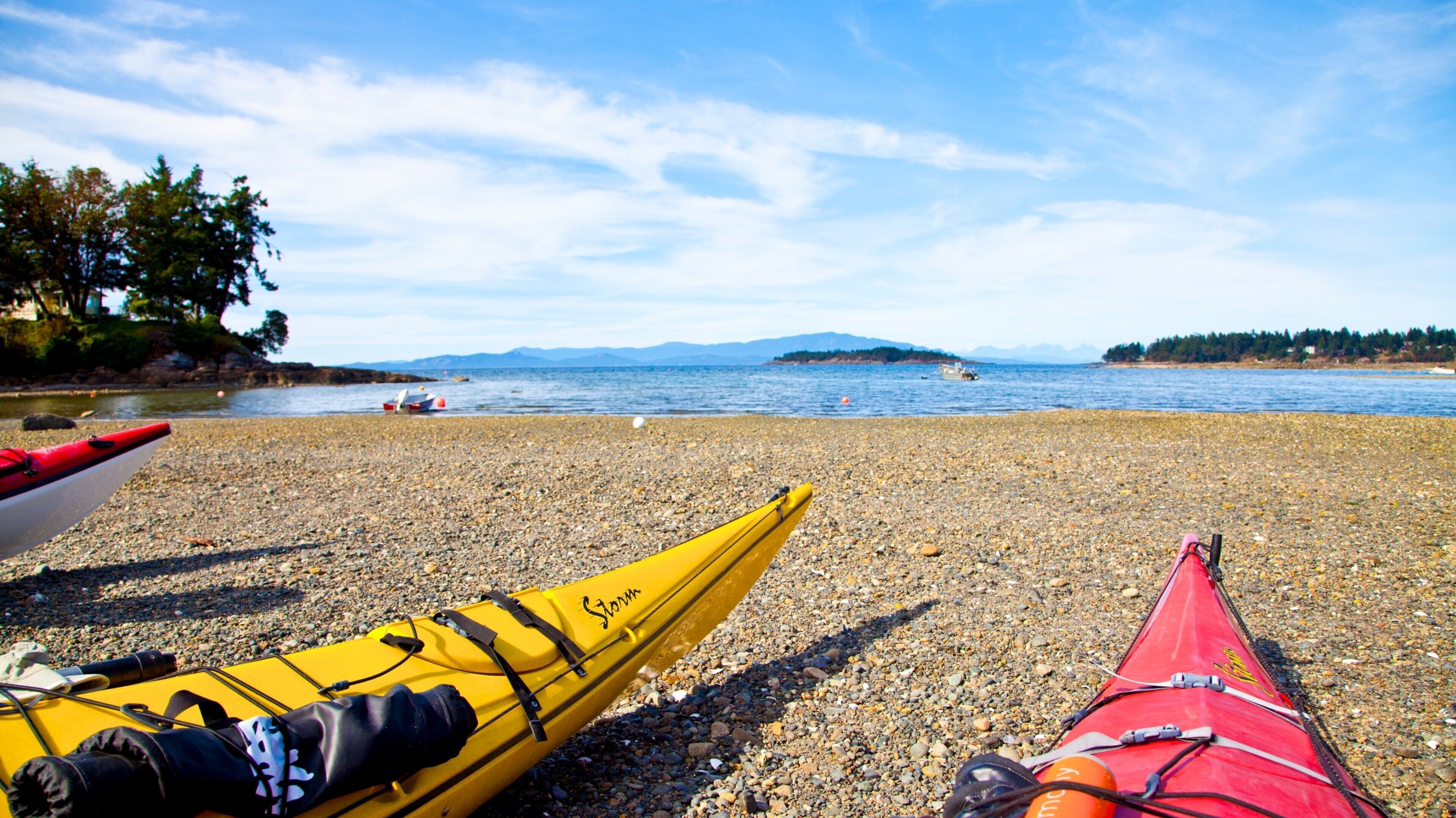 Parksville qui includes kayak ou canot et une plage de galets